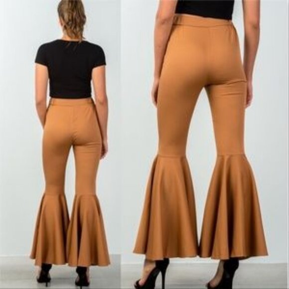 FLARE BELL BOTTOM PANTS - Picture 2 of 2
